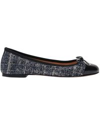 SCAROSSO - Blaue carla leder ballettflats - Lyst