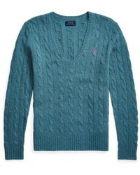 Polo Ralph Lauren - Knitwear > V-neck Knitwear - Lyst