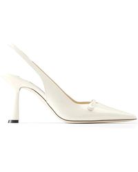 Jimmy Choo - Patent/Nappa Latte Damenmode Sneakers - Lyst