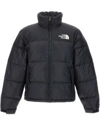 The North Face - Zwarte Donsjas Met Capuchon - Lyst