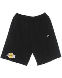 KTZ - Fitness ,Zwart ,Katoen Nba Team Logo Shorts Los Angeles Lakers - Lyst