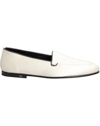 Dolce & Gabbana - Logo Slip-On Flats Loafers - Lyst