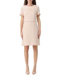 HUGO - Bunte Tweed Kurzes Kleid Für Frauen - Lyst
