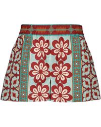 La DoubleJ - Pagoda Placée Katoenen Poplin Shorts - Lyst