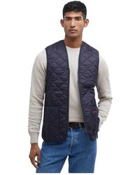 Barbour - Jassen ,Blauw ,Nylon Vest - Lyst