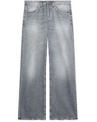 Dondup - Wide leg jeans in grau - Lyst