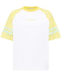 carlo colucci - Tops ,Wit ,Katoen Oversize T-Shirt X Mosaic Legacy - Lyst