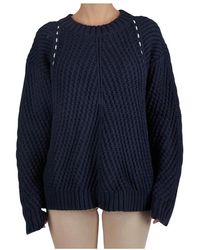 Kiton - Textured Cotton Silk Crewneck Sweater - Lyst