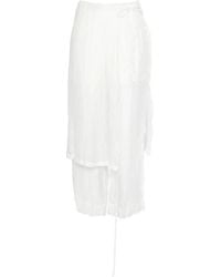 LA PISCINE - Midi Skirts - Lyst