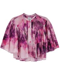 Isabel Marant - Overhemden ,Veelkleurig ,Katoen Veelia Top - Lyst