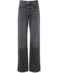 Anine Bing - Roy jeans denim lavado negro - Lyst