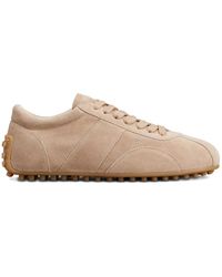 Tod's - Schoenen ,Suède T-Marathon Sneakers - Lyst