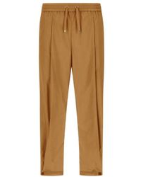 Herno - Camel Wide Cut Broek - Lyst