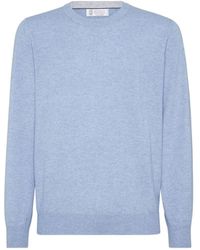 Brunello Cucinelli - Round-Neck Knitwear - Lyst