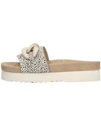 Maruti - Schoenen ,Veelkleurig ,Suède Pixelprint Ponyhair Slipper - Lyst