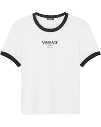 Versace - T-Shirt With Logo - Lyst
