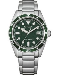 Citizen - Accessoires ,Groen ,Nj 0220-52X Automatisch Horloge - Lyst