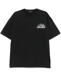 Cole Buxton - Schwarzes Logo Print Crew Neck T-Shirt - Lyst