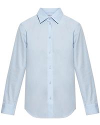 Burberry - Overhemden ,Blauw ,Katoen Ellora Shirt - Lyst