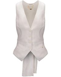 Elisabetta Franchi - Vests - Lyst