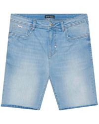 Antony Morato - Denim shorts blau bermuda stil - Lyst