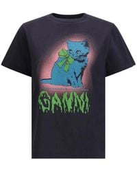 Ganni - T-Shirts - Lyst