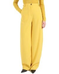 Elisabetta Franchi - Wide Trousers - Lyst