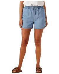 Object - Chique Blauwe Shorts Voor Zomeravonturen - Lyst