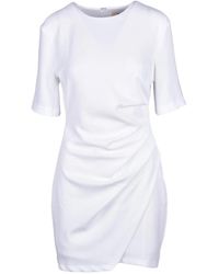 Aniye By - Kleedjes ,Wit ,Polyester Ruched Sheath Dress - Lyst
