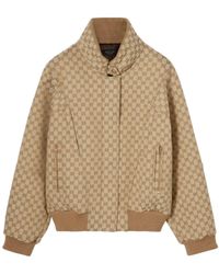 Gucci - Jassen ,Bruin ,Katoen Gg Katoenen Canvas Jack Met Rits - Lyst