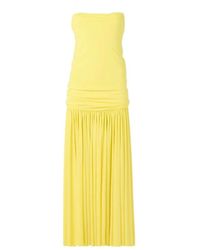 Jacquemus - Kleedjes ,Geel ,La Robe Abiha Long Dress - Lyst