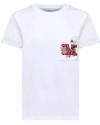 Max Mara - Tops ,Wit ,Katoen Nunzio T-Shirt - Lyst