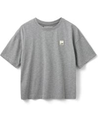 Sofie Schnoor - Grijze Melange T-Shirt Met Stijl Snos553 - Lyst