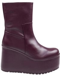 Paloma Barceló - Barta Track Nappa Ankle Boot - Lyst