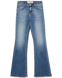 Roy Rogers - Flared Leg Blauwe Denim Jeans - Lyst