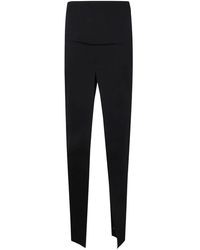 Rick Owens - Broeken ,Zwart ,Wol Slim-Fit Broek - Lyst
