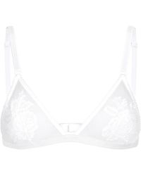 Dolce & Gabbana - Zachte Triangel Bh Van Kant En Tule - Lyst