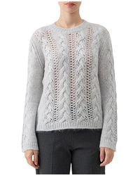 Le Tricot Perugia - Round-Neck Knitwear - Lyst