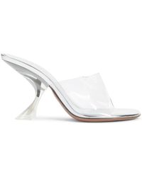 AMINA MUADDI - Taylor Glass 90 Transparent Pvc Sandals - Lyst
