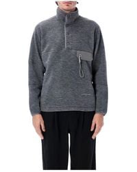 and wander - Pile Pocket Highneck - Lyst