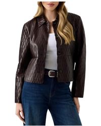 Guess - Leather Jackets - Lyst