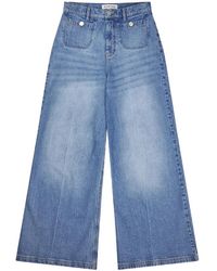 Munthe - Hellblaue Jeans Mit Taschen - Lyst
