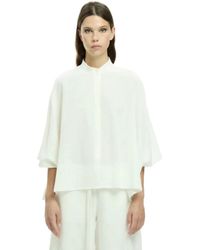 Malloni - Overhemden ,Camicia Con Collo Alla Coreana Mlo - Lyst