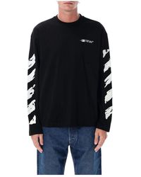 Off-White c/o Virgil Abloh - Ink Arrow Langarm T-Shirt Schwarz - Lyst