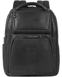 Piquadro - Backpacks,leder laptop rucksack - Lyst