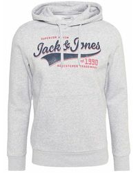 gym en workout voor heren Sweaters Dames Kleding voor voor heren Kleding voor sport Jack & Jones Hoodies & Sweatvesten - Heren in het Grijs 