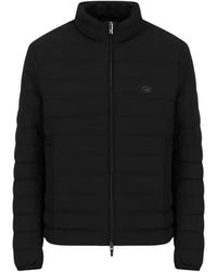 Emporio Armani - Piumini e parka in poliestere - Lyst