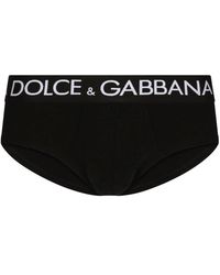 Dolce & Gabbana - Romeinse Jersey Katoenen Slips - Lyst