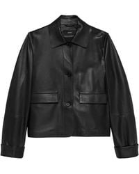 Arma - Jassen ,Zwart ,Leer Ella Leren Jas - Lyst