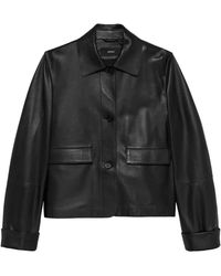 Arma - Jassen ,Zwart ,Leer Ella Leren Jas - Lyst